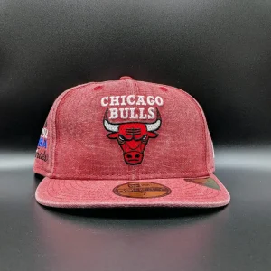Casquette Chicago Bulls Hardwood Classics 59FIFTY rouge vue 1