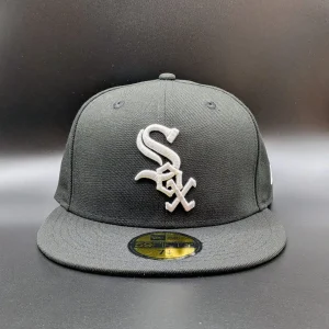 Casquette New Era 59FIFTY Chicago White Sox noire vue 1