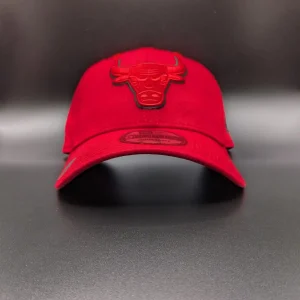 Casquette New Era 9FORTY Chicago Bulls rouge vue 1