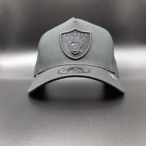 Casquette New Era 9FORTY E-Frame Las Vegas Raiders League Essential Black on Black vue 1