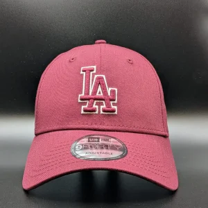 Casquette New Era 9FORTY Los Angeles Dodgers bordeaux vue 1