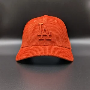 Casquette New Era 9FORTY M-Crown Los Angeles Dodgers Cord orange vue 1