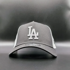Casquette New Era Los Angeles Dodgers Trucker grise vue 1